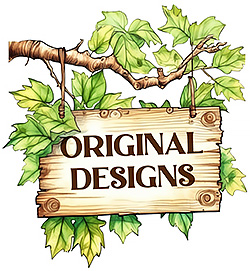 All of our designs are original and are not available anywhere else.